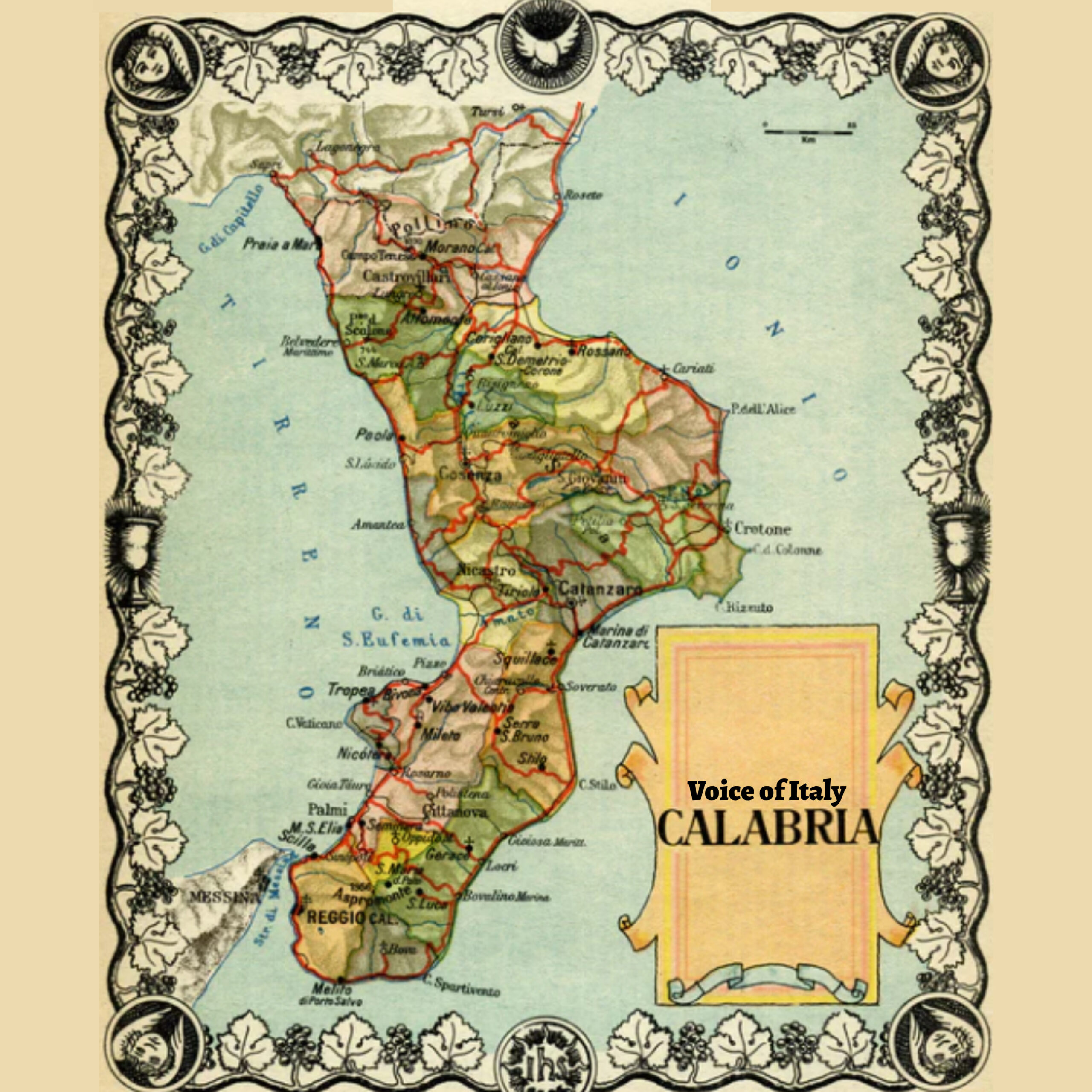 Behind the Calabrian Dialect